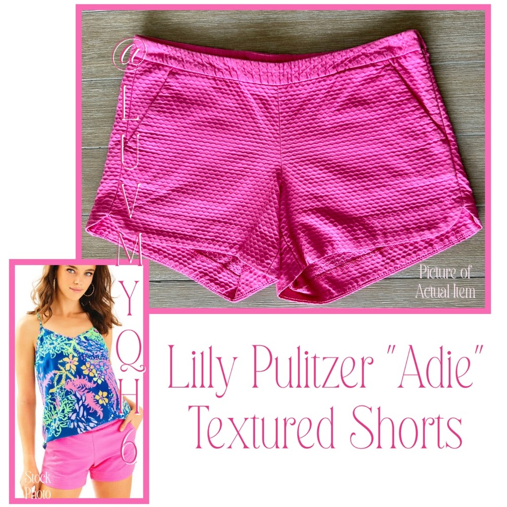 Lilly Pulitzer "Adie" Textured Shorts